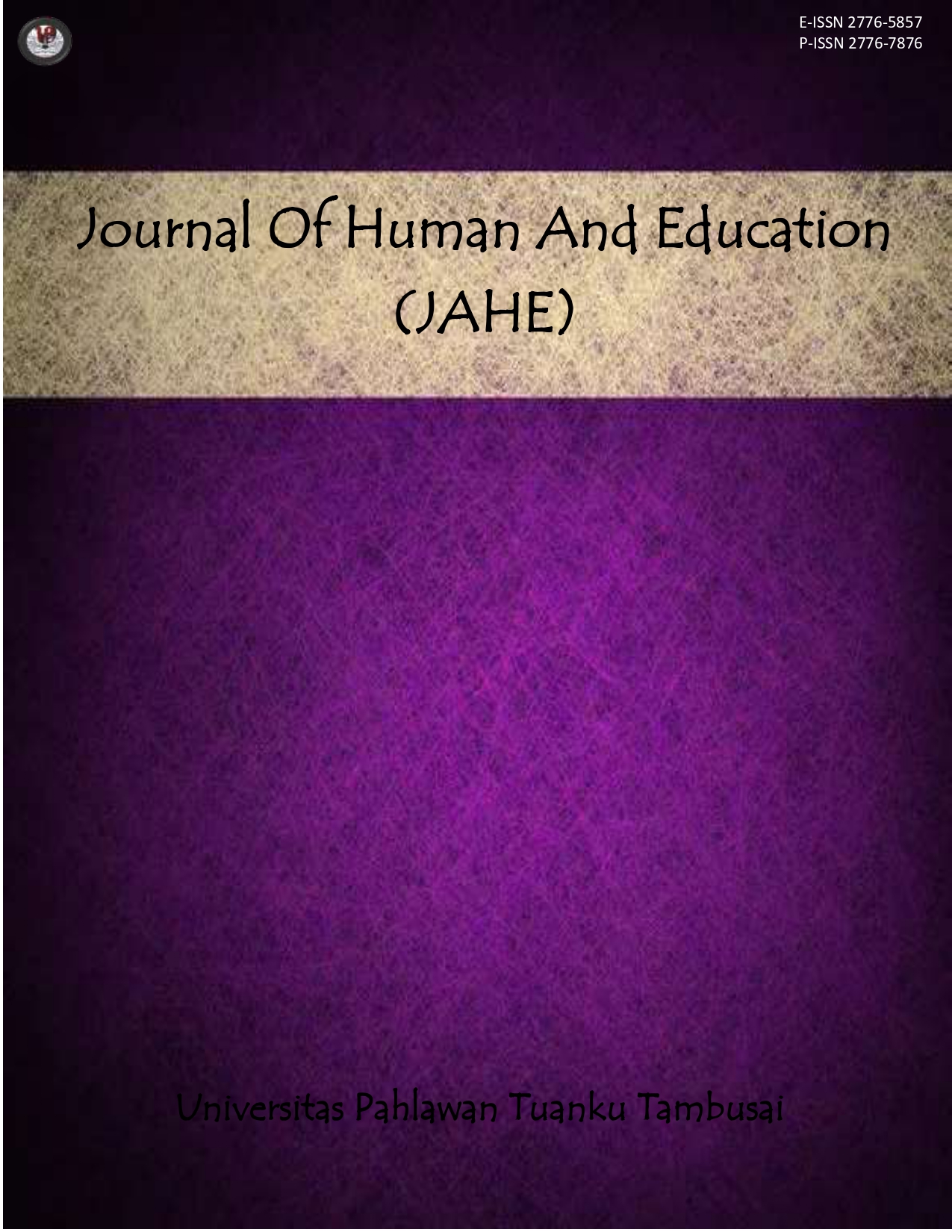 					View Vol. 1 No. 2 (2021): Journal of Human And Education (JAHE)
				
